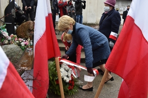 13.04.2021 w Kielcach upamiętniono 81. rocznicę zbrodni katyńskiej. Fot. Katarzyna Pronobis (IPN)