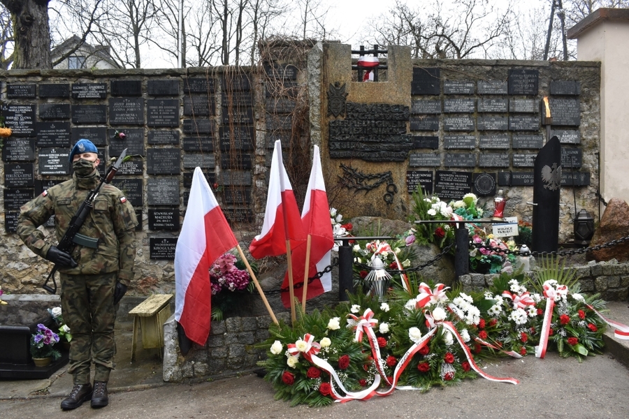 13.04.2021 w Kielcach upamiętniono 81. rocznicę zbrodni katyńskiej. Fot. Katarzyna Pronobis (IPN)