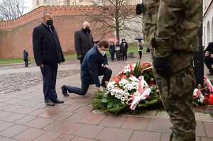 13.04.2021 w Krakowie oddano hołd ofiarom zbrodni katyńskiej. Fot. Janusz Ślęzak (IPN)