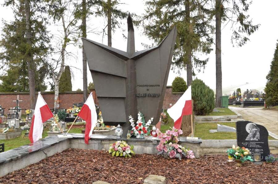 Nowy Targ, 13.04.2021. Uroczystości katyńskie. Fot. Żaneta Wierzgacz (IPN)