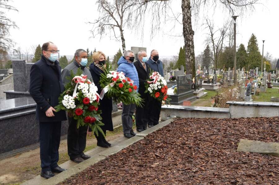 Nowy Targ, 13.04.2021. Uroczystości katyńskie. Fot. Żaneta Wierzgacz (IPN)