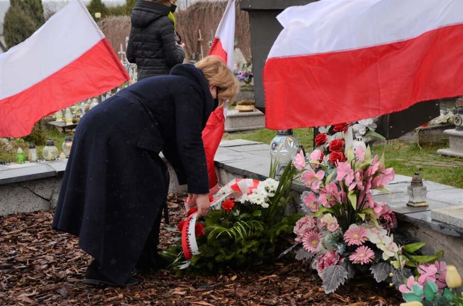 Nowy Targ, 13.04.2021. Uroczystości katyńskie. Fot. Żaneta Wierzgacz (IPN)