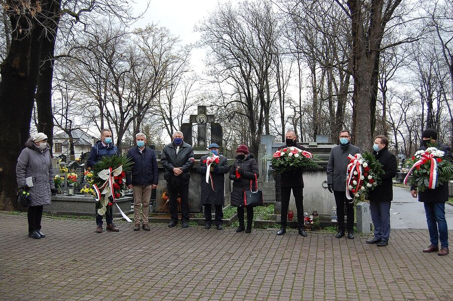 Wieliczka, 13.04.2021. Uroczystości katyńskie. Fot. IPN
