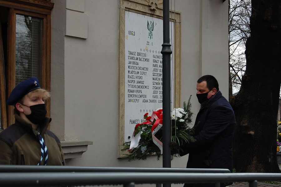 Wieliczka, 13.04.2021. Uroczystości katyńskie. Fot. IPN