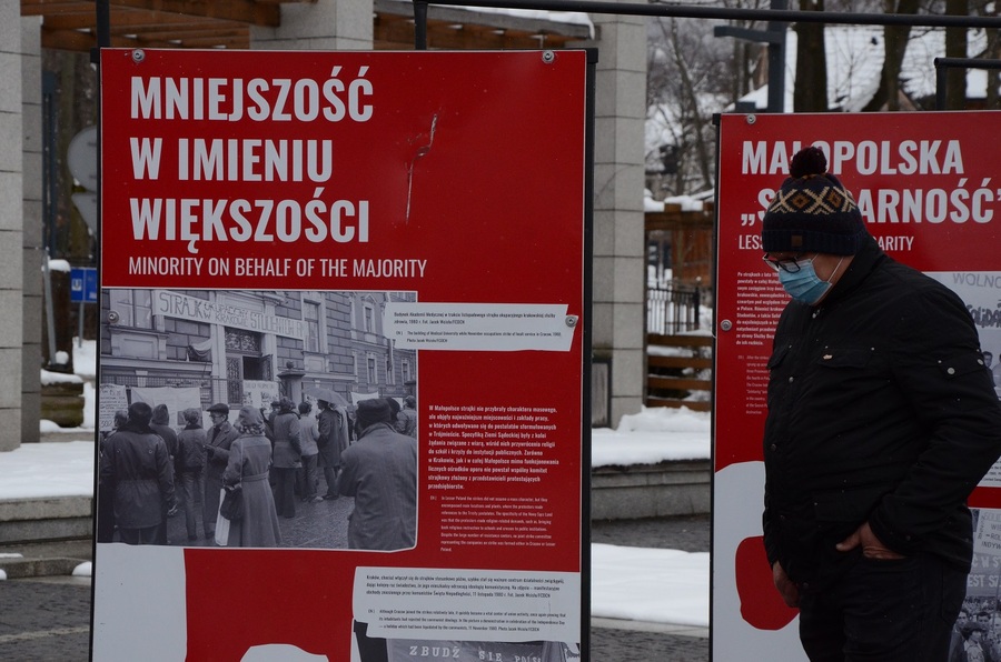 Wystawa „TU rodziła się »Solidarność«” w Zakopanem - fot. Żaneta Wierzgacz (IPN)