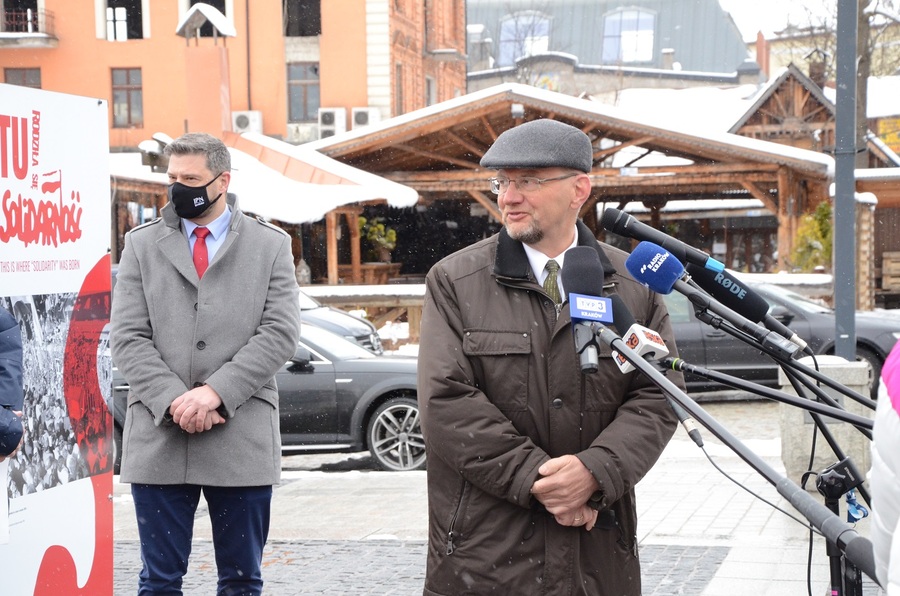 Wystawa „TU rodziła się »Solidarność«” w Zakopanem - fot. Żaneta Wierzgacz (IPN)