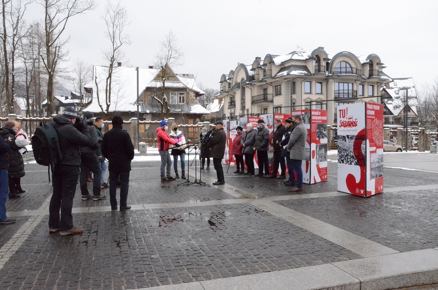 Wystawa „TU rodziła się »Solidarność«” w Zakopanem - fot. Żaneta Wierzgacz (IPN)