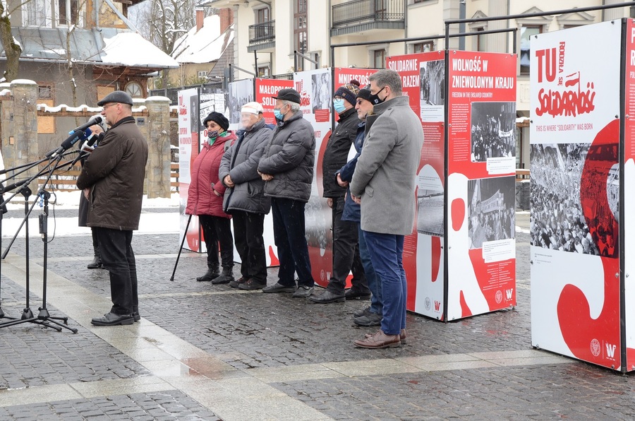 Wystawa „TU rodziła się »Solidarność«” w Zakopanem - fot. Żaneta Wierzgacz (IPN)