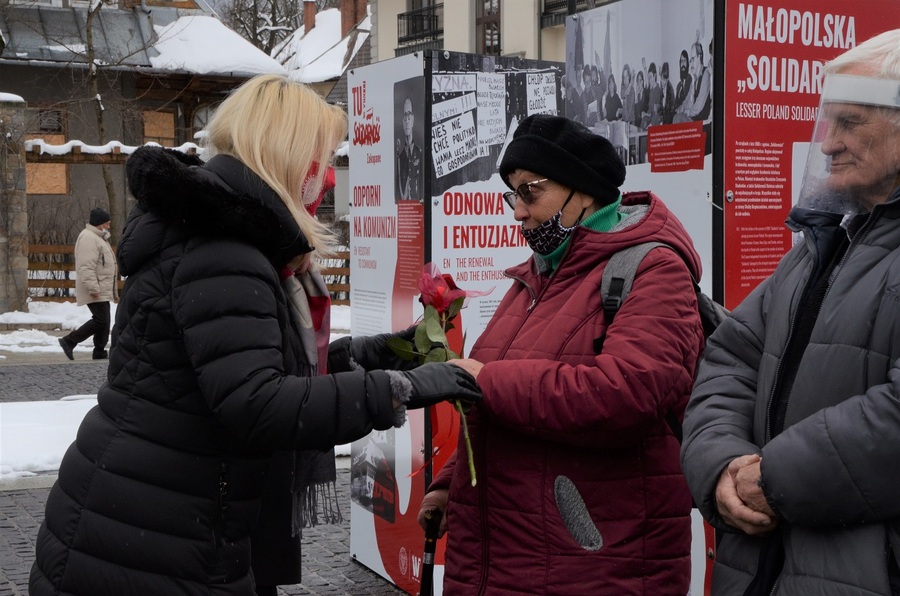 Wystawa „TU rodziła się »Solidarność«” w Zakopanem - fot. Żaneta Wierzgacz (IPN)