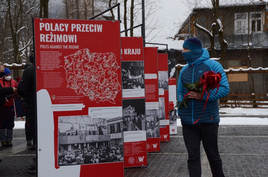 Wystawa „TU rodziła się »Solidarność«” w Zakopanem - fot. Żaneta Wierzgacz (IPN)