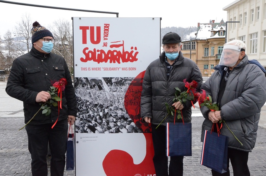 Wystawa „TU rodziła się »Solidarność«” w Zakopanem - fot. Żaneta Wierzgacz (IPN)