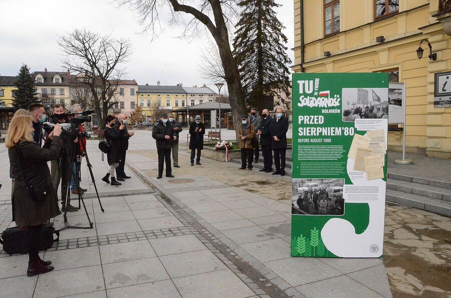 Wystawa „TU rodziła się Solidarność Rolników” w Nowym Targu. Fot. Janusz Ślęzak (IPN)