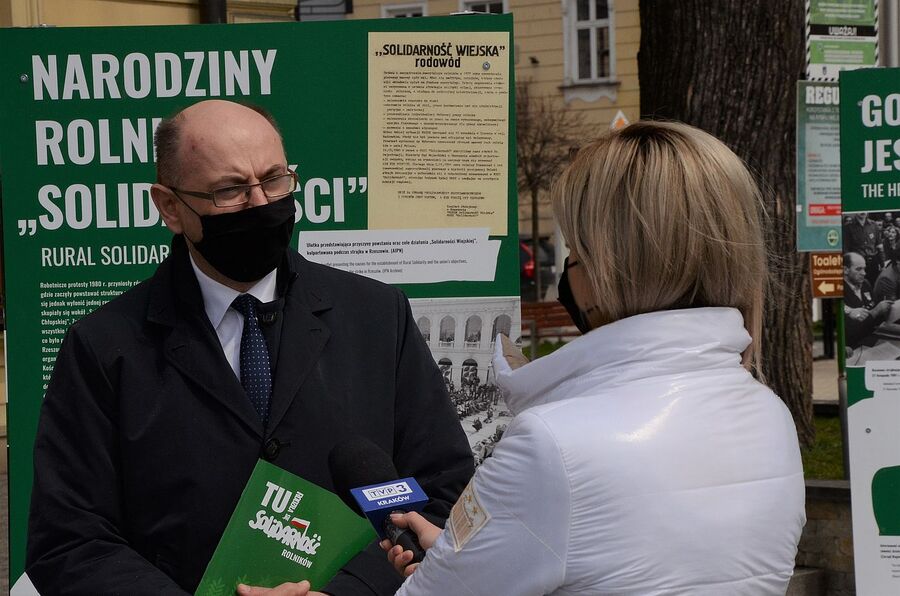Wystawa „TU rodziła się Solidarność Rolników” w Nowym Targu. Fot. Janusz Ślęzak (IPN)