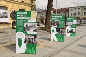 Wystawa „TU rodziła się Solidarność Rolników” w Nowym Targu. Fot. Janusz Ślęzak (IPN)