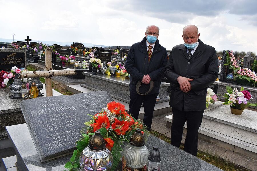 Grób Wandy Pomianowskiej. Fot. Katarzyna Pronobis (IPN)