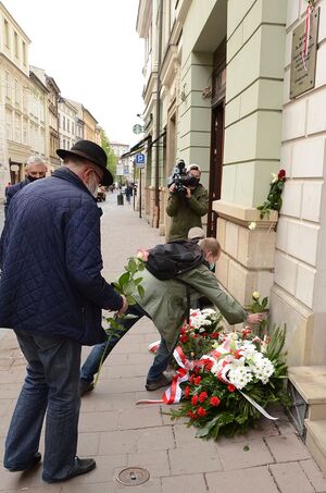 Kraków, 7.05.2021. 44. rocznica śmierci Stanisława Pyjasa. Fot. Janusz Ślęzak (IPN)