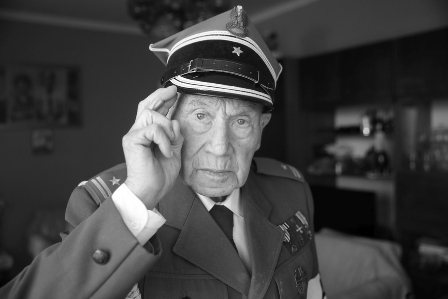 Mjr Mieczysław Żurek „Szumny” (1921-2021). Fot. Marcin Banasik