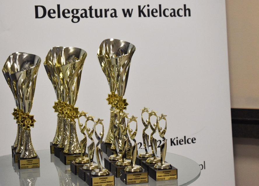 W Kielcach wręczono nagrody laureatom konkursu „Pamięć o Żołnierzach Wyklętych”. Fot. Katarzyna Pronobis (IPN)