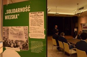 Wystawa „TU rodziła się Solidarność rolników” w Zakliczynie, fot. Żaneta Wierzgacz (IPN)