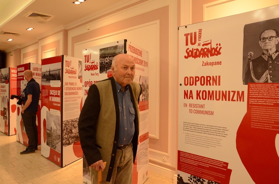 Wystawa „TU rodziła się Solidarność rolników” w Zakliczynie, fot. Żaneta Wierzgacz (IPN)