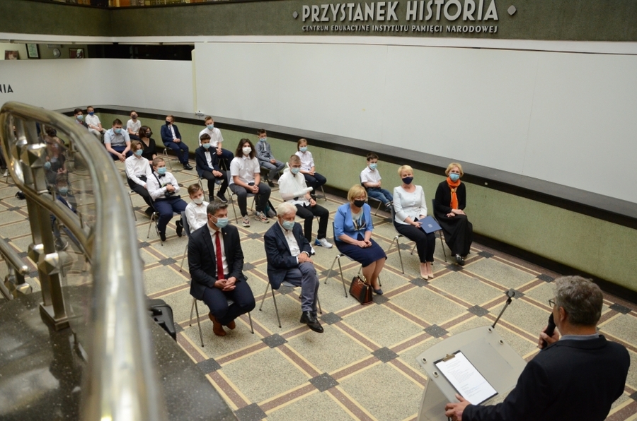 11.06.2021, Kraków. Uroczystość wręczenia nagród laureatom małopolskiego konkursu „Polscy żołnierze w obronie wolnego świata 1939-1940”. Fot. Janusz Ślęzak (IPN)