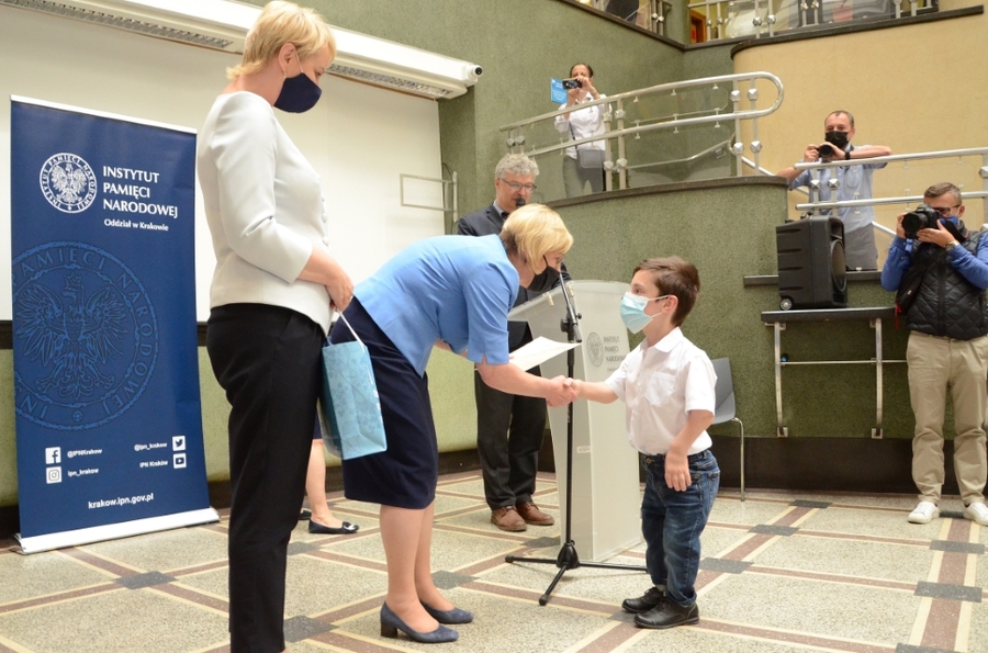 11.06.2021, Kraków. Uroczystość wręczenia nagród laureatom małopolskiego konkursu „Polscy żołnierze w obronie wolnego świata 1939-1940”. Fot. Janusz Ślęzak (IPN)