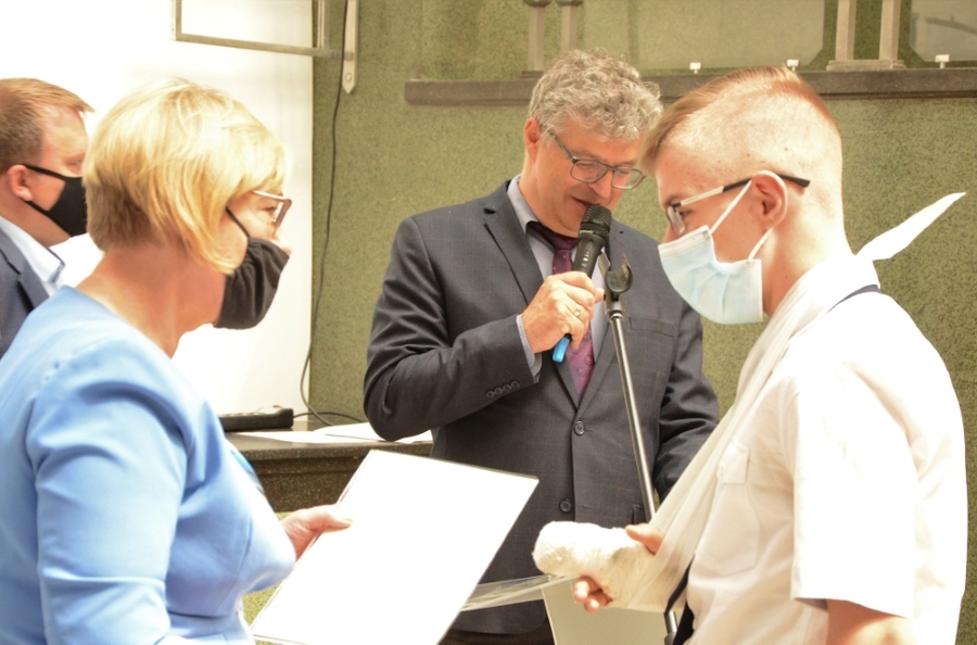 11.06.2021, Kraków. Uroczystość wręczenia nagród laureatom małopolskiego konkursu „Polscy żołnierze w obronie wolnego świata 1939-1940”. Fot. Janusz Ślęzak (IPN)