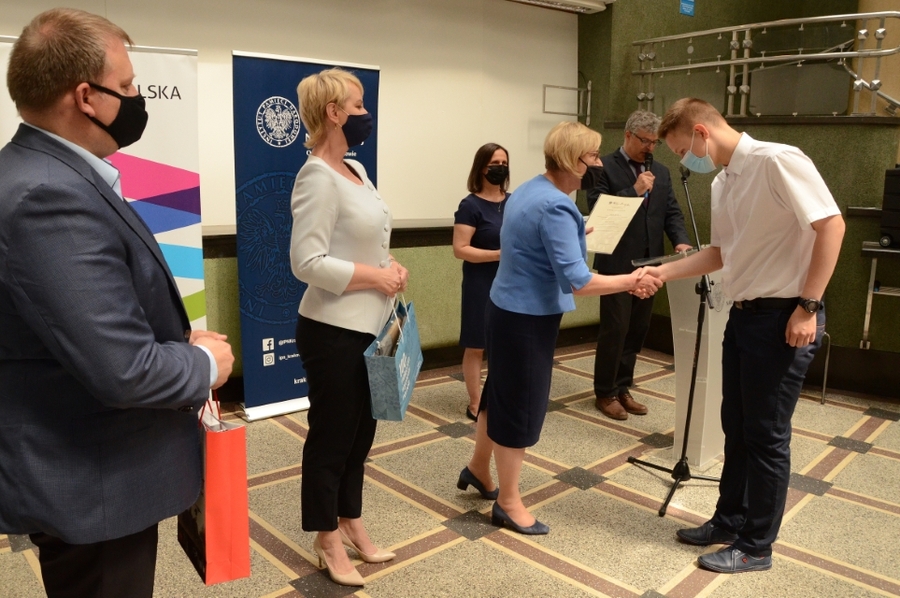 11.06.2021, Kraków. Uroczystość wręczenia nagród laureatom małopolskiego konkursu „Polscy żołnierze w obronie wolnego świata 1939-1940”. Fot. Janusz Ślęzak (IPN)