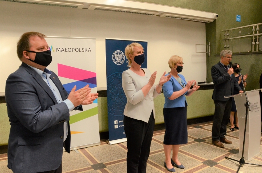 11.06.2021, Kraków. Uroczystość wręczenia nagród laureatom małopolskiego konkursu „Polscy żołnierze w obronie wolnego świata 1939-1940”. Fot. Janusz Ślęzak (IPN)