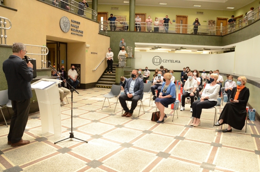 11.06.2021, Kraków. Uroczystość wręczenia nagród laureatom małopolskiego konkursu „Polscy żołnierze w obronie wolnego świata 1939-1940”. Fot. Janusz Ślęzak (IPN)