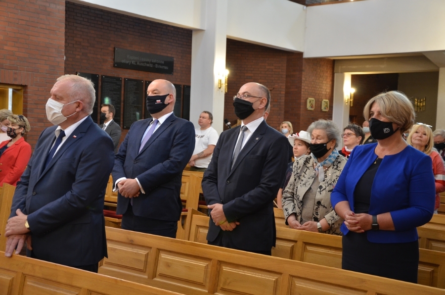 81. rocznica pierwszego masowego transportu Polaków do KL Auschwitz. Uroczystości w Harmężach. Fot. Janusz Ślęzak (IPN)