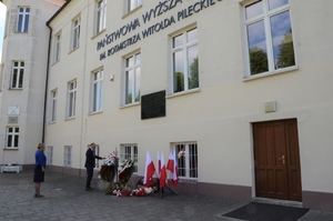 81. rocznica pierwszego masowego transportu Polaków do KL Auschwitz. Uroczystości w Oświęcimiu. Fot. Janusz Ślęzak (IPN)