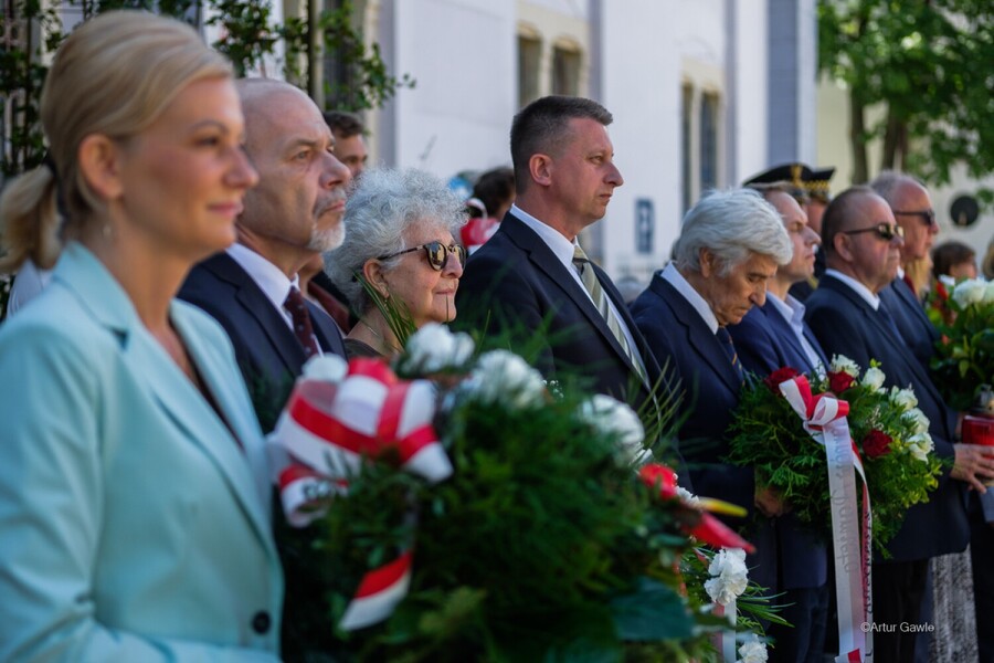 81. rocznica pierwszego masowego transportu Polaków do KL Auschwitz. Uroczystości w Tarnowie. Fot. Artur Gawle (Gazeta Krakowska)