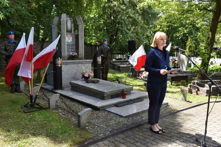 Kieleckie obchody Narodowego Dnia Pamięci Ofiar Niemieckich Nazistowskich Obozów Koncentracyjnych i Obozów Zagłady. Fot. Katarzyna Pronobis (IPN)