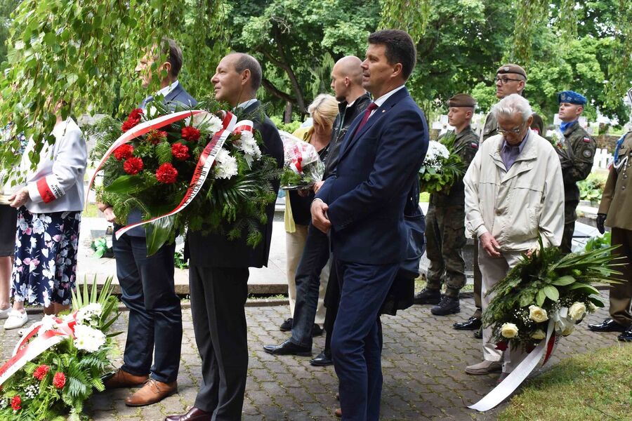 Kieleckie obchody Narodowego Dnia Pamięci Ofiar Niemieckich Nazistowskich Obozów Koncentracyjnych i Obozów Zagłady. Fot. Katarzyna Pronobis (IPN)