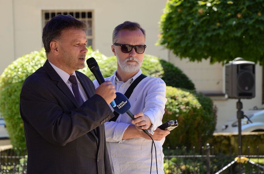 Nowy Sącz, 15.06.2021. Otwarcie wystawy „Gorzki pokój. Traktat ryski 1921”. Fot. Janusz Ślęzak (IPN)