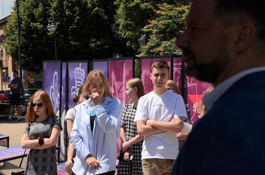 Nowy Sącz, 15.06.2021. Otwarcie wystawy „Gorzki pokój. Traktat ryski 1921”. Fot. Janusz Ślęzak (IPN)