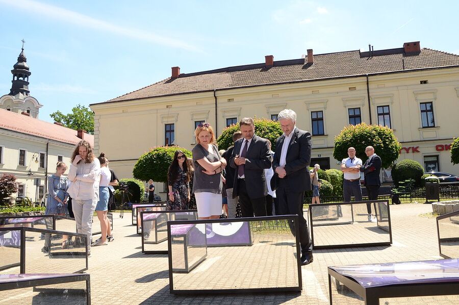 Nowy Sącz, 15.06.2021. Otwarcie wystawy „Gorzki pokój. Traktat ryski 1921”. Fot. Janusz Ślęzak (IPN)