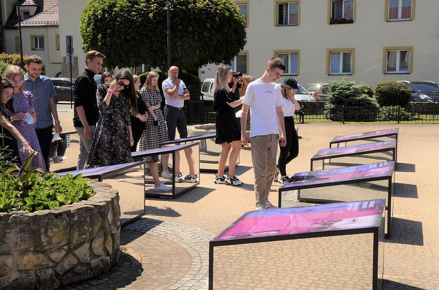 Nowy Sącz, 15.06.2021. Otwarcie wystawy „Gorzki pokój. Traktat ryski 1921”. Fot. Janusz Ślęzak (IPN)