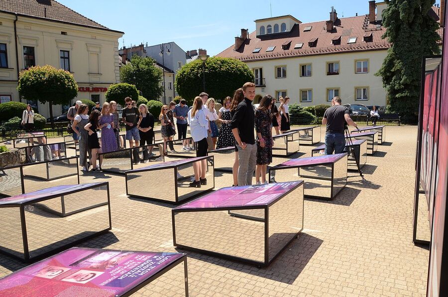 Nowy Sącz, 15.06.2021. Otwarcie wystawy „Gorzki pokój. Traktat ryski 1921”. Fot. Janusz Ślęzak (IPN)