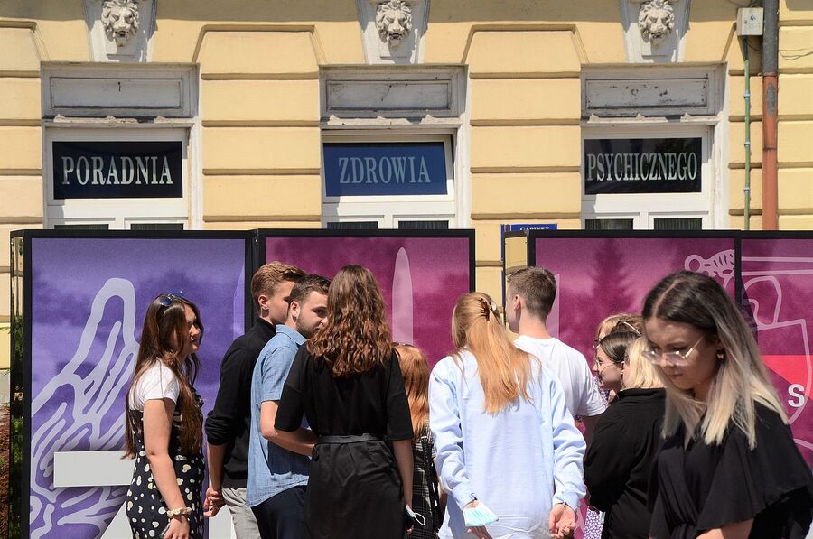 Nowy Sącz, 15.06.2021. Otwarcie wystawy „Gorzki pokój. Traktat ryski 1921”. Fot. Janusz Ślęzak (IPN)