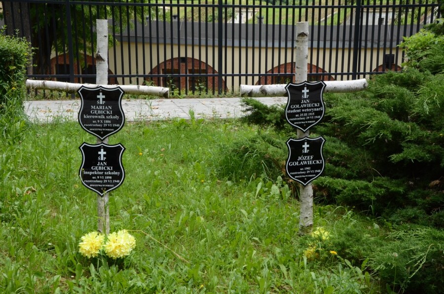 Upamiętnienie ofiar zbiorowych egzekucji na terenie Fortu 49 „Krzesławice” w Krakowie - fot. Żaneta Wierzgacz (IPN)