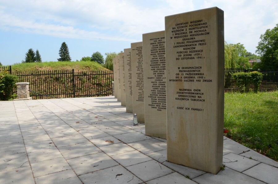 Upamiętnienie ofiar zbiorowych egzekucji na terenie Fortu 49 „Krzesławice” w Krakowie - fot. Żaneta Wierzgacz (IPN)