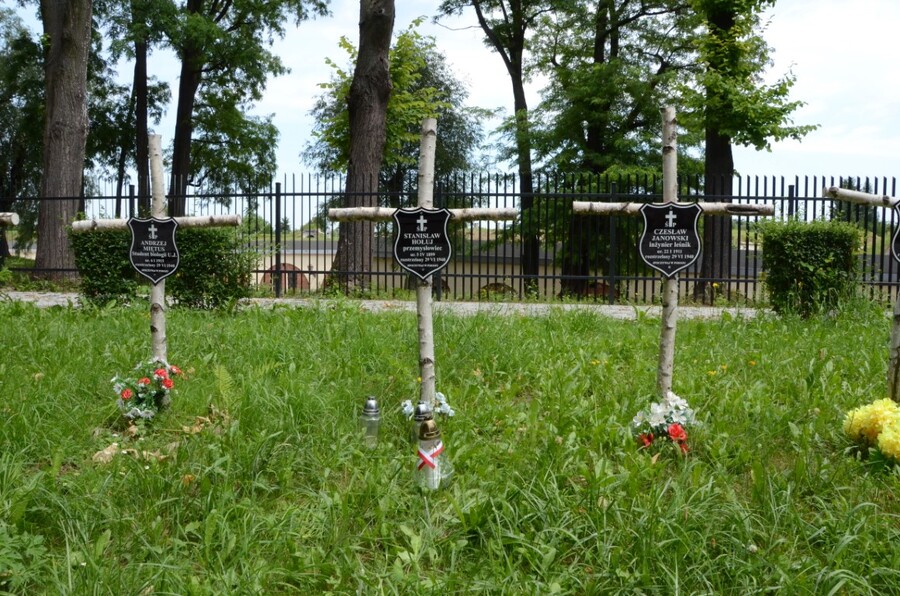 Upamiętnienie ofiar zbiorowych egzekucji na terenie Fortu 49 „Krzesławice” w Krakowie - fot. Żaneta Wierzgacz (IPN)