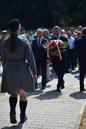 Uroczystości pogrzebowe ppor. Tomasza Wójcika. Fot. Monika Wojtyca (IPN)