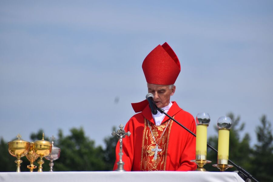 12.07.2021. Obchody Dnia Walki i Męczeństwa Wsi Polskiej w Michniowie. Fot. Katarzyna Pronobis (IPN)