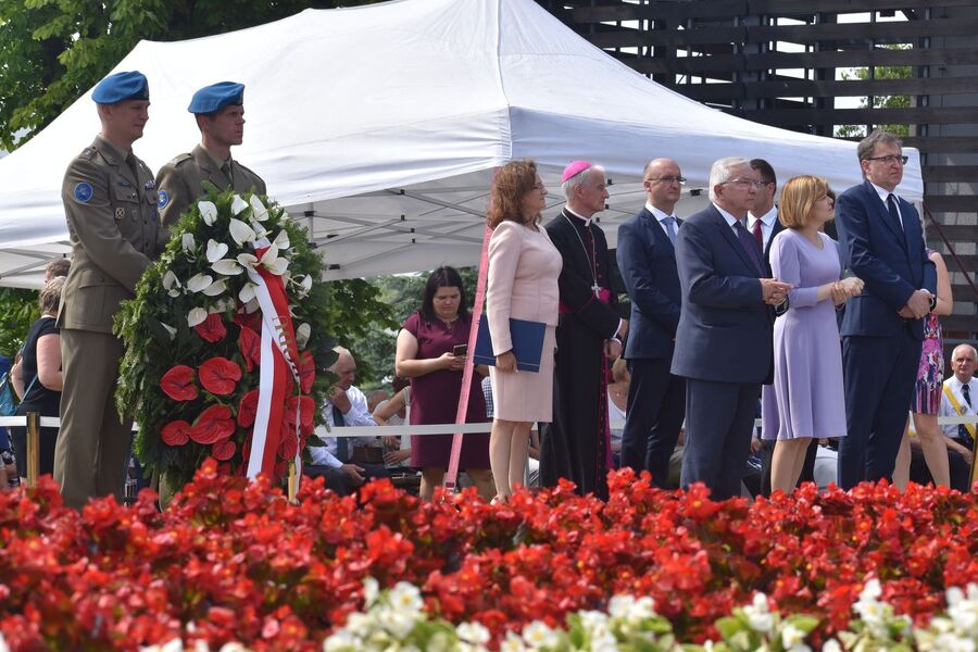 12.07.2021. Obchody Dnia Walki i Męczeństwa Wsi Polskiej w Michniowie. Fot. Katarzyna Pronobis (IPN)