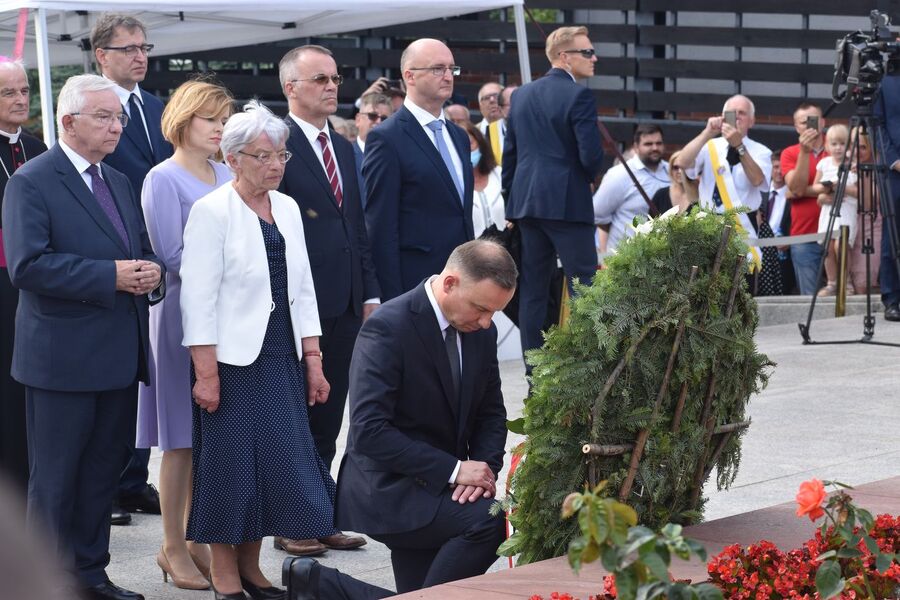 12.07.2021. Obchody Dnia Walki i Męczeństwa Wsi Polskiej w Michniowie. Fot. Katarzyna Pronobis (IPN)