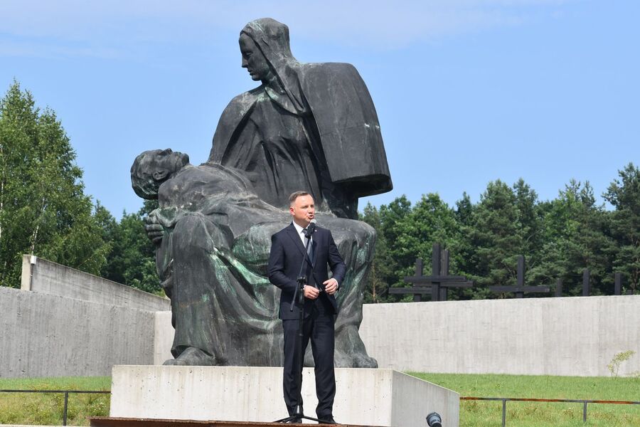 12.07.2021. Obchody Dnia Walki i Męczeństwa Wsi Polskiej w Michniowie. Fot. Katarzyna Pronobis (IPN)