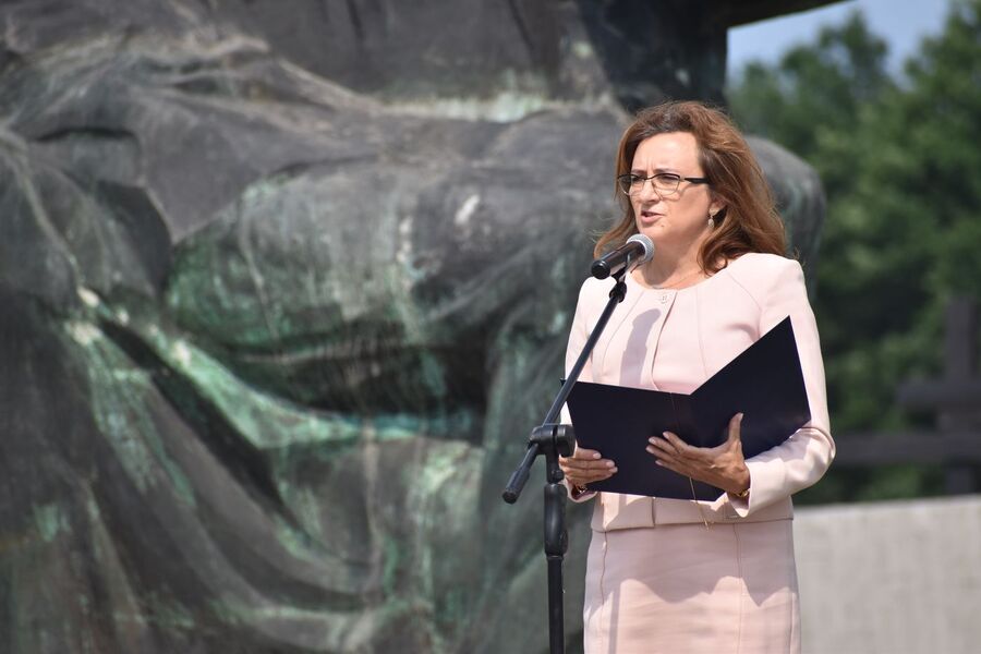 12.07.2021. Obchody Dnia Walki i Męczeństwa Wsi Polskiej w Michniowie. Fot. Katarzyna Pronobis (IPN)